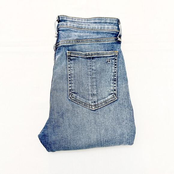 Rag & Bone Nina High-Rise Ankle Skinny Norwalk Denim Jeans Size 27 - Picture 1 of 8